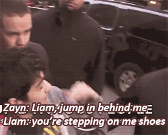  ziam being really damn adorable outside David Letterman (x) 