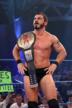 fishbulbsuplex:  TNA X Division Champion Austin Aries