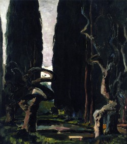 André Derain (Chatou 1880 - Garches 1954); Pond at Carrières-sur-Seine, 1899; oil on canvas, 65 x 72.5 cm; private collection