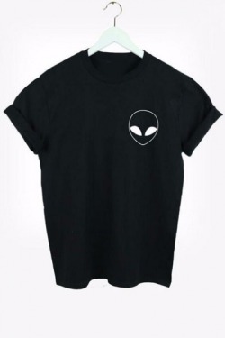 distinguishedyuyuyu: Cool t-shirts in tumblr. Alien  \  Plain  \  Letters Alien  \  Letters  \  Pizza Nasa  \  Letters \  Plants All under ย. Worldwide shipping, inventory is limited, get one. 
