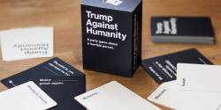 constable-connor:  peaceloveandyourinnernerd:  dailydot:  Trump Against Humanity takes a famously inappropriate card game and makes it yuge The concept behind Trump Against Humanity is relatively straightforward. It takes the Cards Against Humanity model