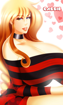 jassycoco:  theycallhimcake:  jassycoco:  TheyCallHerCassie for theycallhimcakemod ^^ I hope you like my rendition of your OC! Go check out his work!   O.O Whoa. &lt;3  Hehe ^^ I hope I didn’t make her too mature with the makeup and all ohh and if