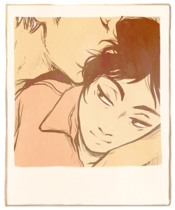 i-like-to-look-at-your-back:  Guess who ships BokuAka from here to the end of the world. Few days ago I read this Haikyuu!! coffeeshop AU fanfic - tea-stained polaroids by dalyeau and it was so sweet that I couldn’t help myself. It made my day bright