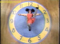 citgo:  anostalgicnerd:  This was one of the most baffling things of my whole childhood.  she was really bussin it open wide   I used to love this show and would do the clock with her everyday