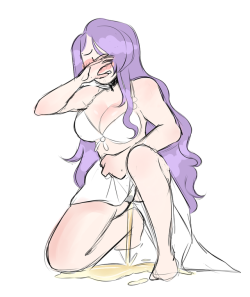 flowers-omo:drawing of camilla (from fire emblem) that i did as a warmup