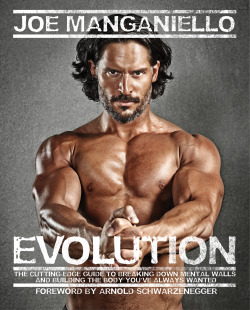 simonschusterca:  Have we mentioned that we love our jobs? Because we really, really love our jobs. Joe Manganiello’s Evolution will be available wherever books are sold this December. 