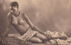 grandma-did: I wish I knew where this was from.  It’s apparently a studo photo from the early 20th century, and studio portraits of black women are very rare.  I’d like to be able to file it properly.