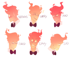 le-poofe:Just a few different Grillby moods because why not?