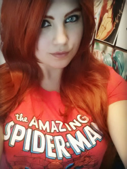 spidermans-booty:  Mary Jane Watson makeup/cosplay-test for CONvergence~ c: 