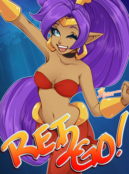 Everyone’s favorite half-genie hero, SHANTAE~!Also available on Twitter (with a Shantae-only version) and now on Pillowfort!
