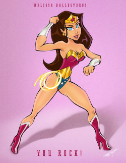 gelipetorres:  Wonder Woman pinup for a friend :)   &lt;3