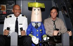 Kareem, Robert Hays, and Otto from &ldquo;Airplane!&rdquo; reunited in the cockpit after 30 years