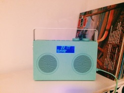 bakerie:  picked up my new radio today, super cute colour 