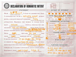 asdfghjaydee:  Declaration of Romantic Intent - IchiRuki style Made out of boredom…I was just inspired by the SaruMisaki version of this one…HOHOHOOOOO. Please don’t sue me. XD THIS IS JUST A PRODUCT OF A SILLY MIND K :P  OMG!!!!!!!!!!! SO CUTEEEEEE