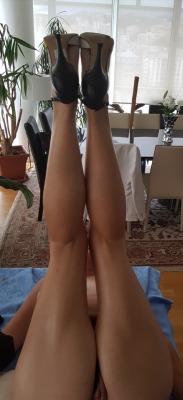 legs up in the air
