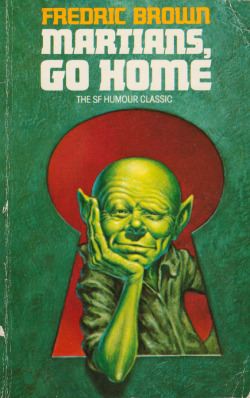 Martians, Go Home, by Fredric Brown (Grafton Books, 1987). From Amazon.