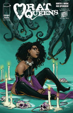 superheroesincolor:  Dee, Rat Queens #7 (2014) cover by Roc Upchurch 