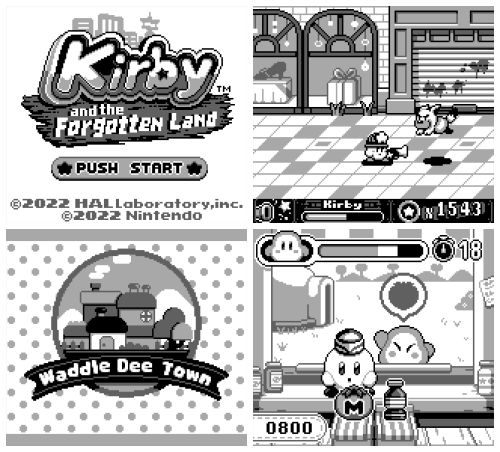 gameboydemakes:  Kirby and the Forgotten Land for Gameboy! Explore the mysterious beast filled new world in this action packed platforming adventure! If you liked this, please visit my Patreon. Any amount thrown my way helps and is greatly appreciated!