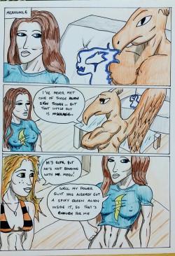 Kate Five vs Symbiote comic Page 143  What to do with a depressed symbiote?  The Fortress of Evening, Merv the Griffin, Jung-La and The Odds appear courtesy of cosmicbeholder