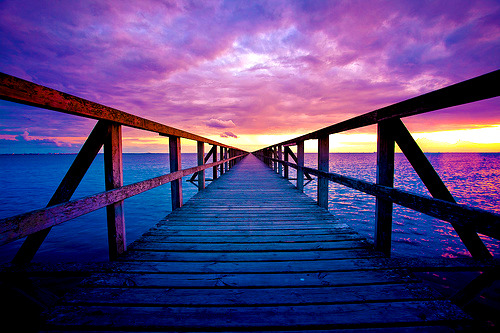 dock sunset | Tumblr