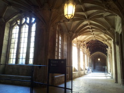 madmusician1412:  Visiting Hogwarts! Pics 1-4: Christ Church College, Oxford University. Stairs to the Great Hall (movies 1 and 2) and the Great Hall itself. Pics 5-8: New College, Oxford University. A Hogwarts backyard (movie 4)  It was so magical! 