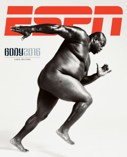 donnydukebear:WELL HOT FUCKING DAYUM😲🔥🔥🔥…Vince Wilfork for ESPN Body Issue June/July 16’, every1😍😍😍