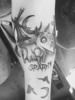 1337tattoos:  Frankenweenie tat 😌 submitted by http://upinhotelrooms.tumblr.com 