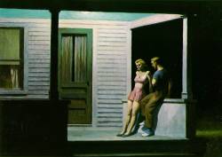 tierradentro:  “Summer Evening”, 1947, Edward Hopper.
