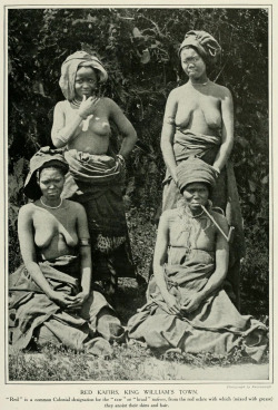 Southern African people, from Women of All Nations: A Record of Their Characteristics, Habits, Manners, Customs, and Influence, 1908. Via Internet Archive.