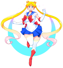 theycallhimcake: ☆  Ｓａｉｌｏｒ　Ｍｏｏｎ  ☆ I saw a cute pose of her and wanted to try it myself… but I also wanted to see what her outfit would look like with socks.  