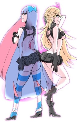 as-warm-as-choco:  Nudist Beach (ヌーディスト・ビーチ) Models: PANTY &amp; STOCKING   &lt; |D’‘‘