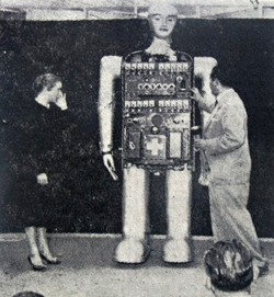 Le premier robot à Istanbul, 1956.