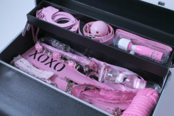 tattooed&ndash;dom:  kittensplaypenshop: we just wanted to show our appreciation for all of your support of us with a big contest~! We love you guys so much D: Contest is 18  You will be winning:1 Lockable Toy Chest1 Pink Metal Cuffs1 XOXO Impression