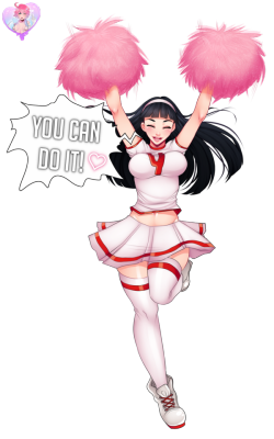 Finished Yukiko in a cheerleader outfit from Persona 4 for SaprwinHi-Res versions up in Patreon❤  Support me on Patreon if you like my work ! ❤❤ Also you can donate me some coffees through Ko-Fi❤  