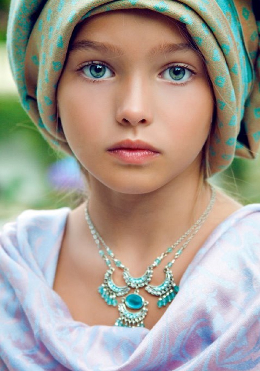 Young little russian girl models