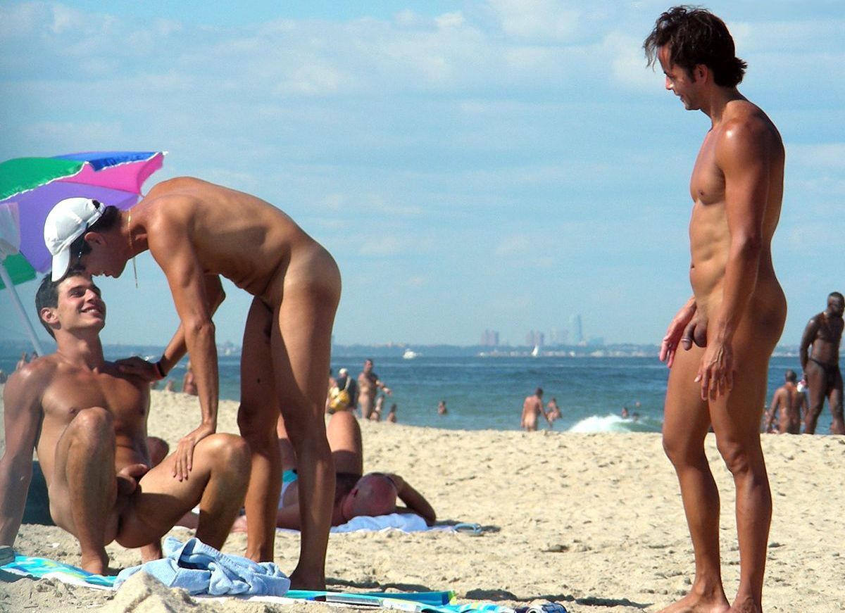 Gay nude beach sex party