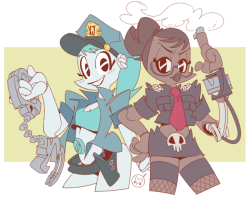 pennicandies:  /co/ thread request for @dabbledoodles Officer Jenny to get a new partner. Together, they fight crime!and do butt-stuff together I guess– I don’t write this stuff..  ;9