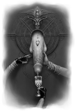 the-eternal-feast: An oldie that I wanted to share again since it’s so deliciously nasty. Who’s thirsty :)Patrons get all versions of the art in the highest resolution. If Succubi are your thing consider supporting the Eternal Feast on Patreon!  