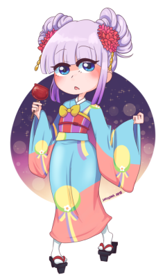 inustar:Trying out CSP by drawing Kanna ♥ Kanna-chan &lt;3 &lt;3 &lt;3