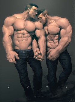 imageofmanliness:  Illustrations of Intimacy Between Men“There are many things men do to have the type of power we associate with masculinity: We have to perform and stay in control. We’re supposed to conquer, be on top of things, and call the shots.