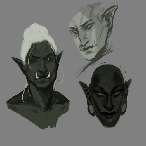 Orc studies ⚔️With moving on top of work on top of politics, I&rsquo;ve been staving off stress with extra gaming time. Which then feeds into my artistic interests, thankfully.  