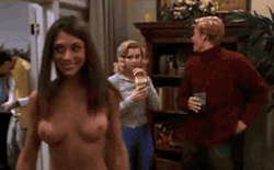 the-naked-truth-teller-2:  nudeandnaughtywomen:  Cerina Vincent in Not Another Teen Movie  Is she dreaming she’s naked and no one notices?