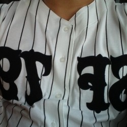 SF 79 , wearing my baseball shirt. #ootd