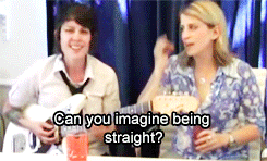 sallysetons:  Tegan Quin explaining why being straight is not an option… 