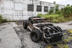 bertmacklin-atf:  This is by far the best and I mean BEST! Battlecar I have laid my eyes on.  Was a 240sx drift car long ago.   Now it has a Toyota 1jz power plant pushing 558hp! Made mostly of scrap rollcages and steel from scrap yard. 
