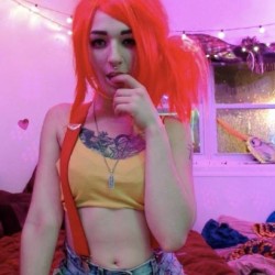 abcdhiv:  So last night I got to dress up like Misty from Pokemon and make a kinky valentines day video with “Brock”. Drops on the 14th on @pixelvixens dot com so make sure to join and check it out! #jessislaughter #pixelvixens #karachiffon #pokemon