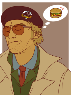 roosdoodles:  Heres a fact: Kazâ€™s coat collar represents his mood. When its flat, heâ€™s relaxed. When itâ€™s pricked up, hes in a heightened state of anger.For @millergearsolid   very unrelated to the theme of my blog but i like dis observation