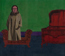 magictransistor: Larry Lewis. Untitled (Woman in Fur Collared Coat on Orange Divan), Catarrh, Untitled (An Eye Opener), Hearts of the World, Hell’s Angels, Untitled (Green Couch Red Table), Reduce Your Flesh, Verso, Untitled (Lady in Red Dress), Untitled
