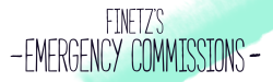 finetz:    Signal boost Hey guys, i decided to open the commissions because I need help. My family refused to support me financically after my decision to drop college. It was a hard choice for me, and it basically took two years, before i decided to