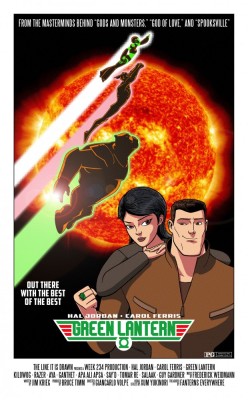 thehappysorceress:  Hal Jordan in Top Gun by Xum YukinoriFrom CBR’s The Line it is Drawn